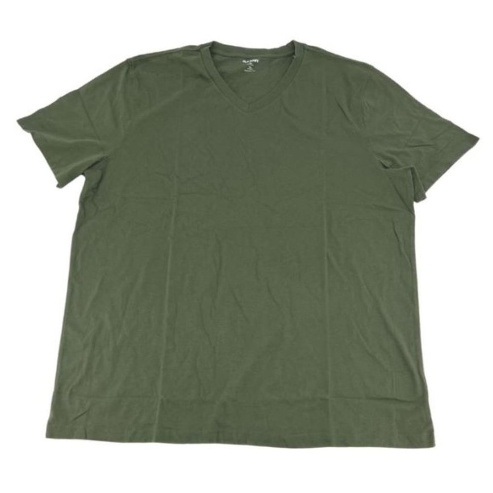 Old Navy Soft Wash V-Neck T-Shirt Green